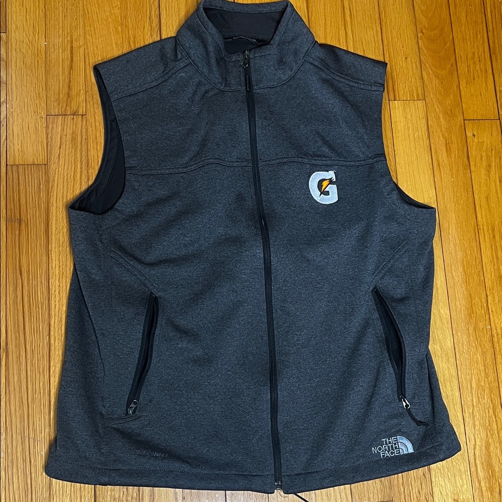 The North Face Dark Gray Vest with G Logo